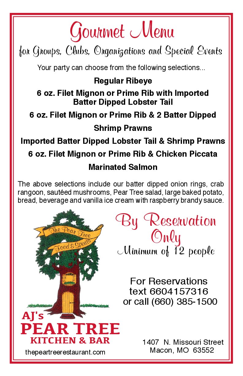 Gourmet Menu thumbnail